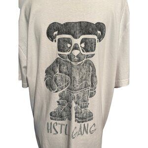 B Pop Hustle Gang Bear Graphic T Shirt NWT Mens Large Hip Hop Streetwear